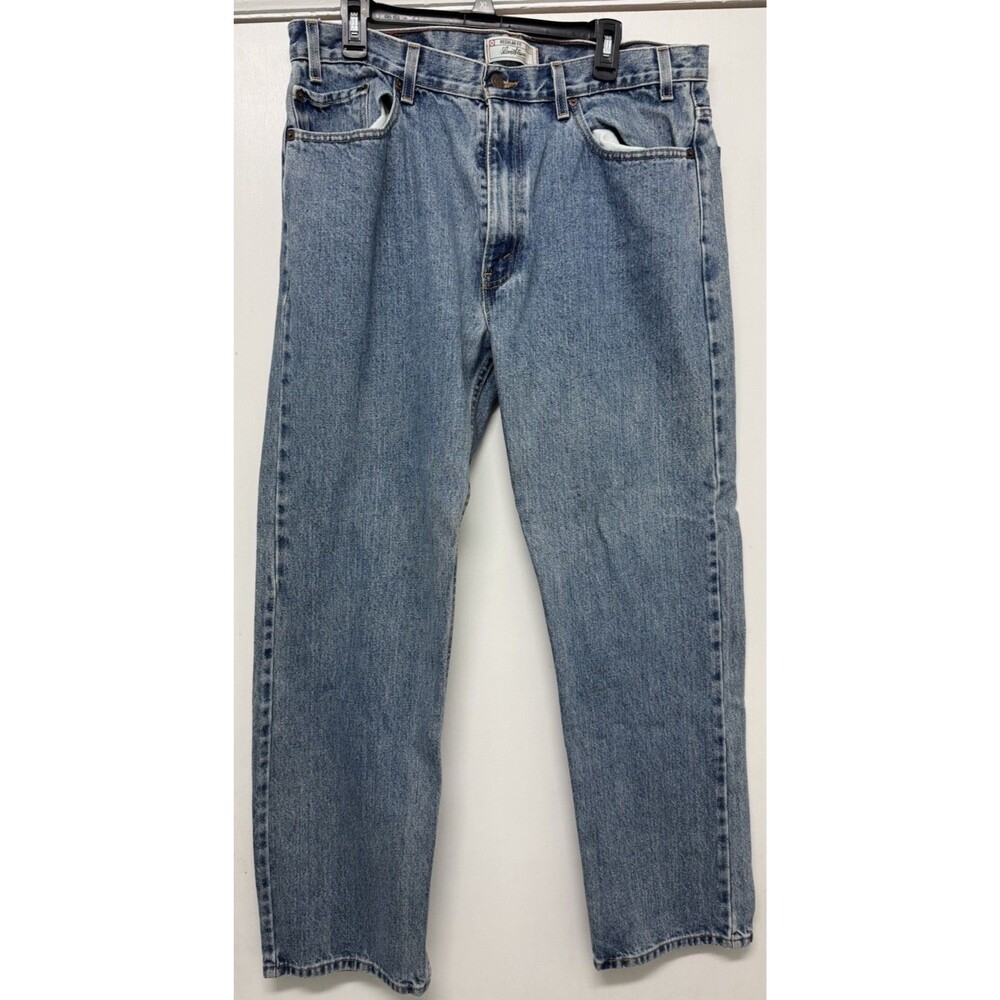 Mens Levi Strauss Signature Series Blue Jeans Denim Regular Fit 38x32 Levi's